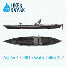 O mais quente do pescador 4,3 sots Kayaks da pesca do Liker